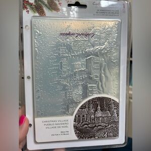 Crafter’s Companion 3D Embossing Folder Christmas Village